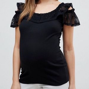 Maternity Off Shoulder Top ASOS